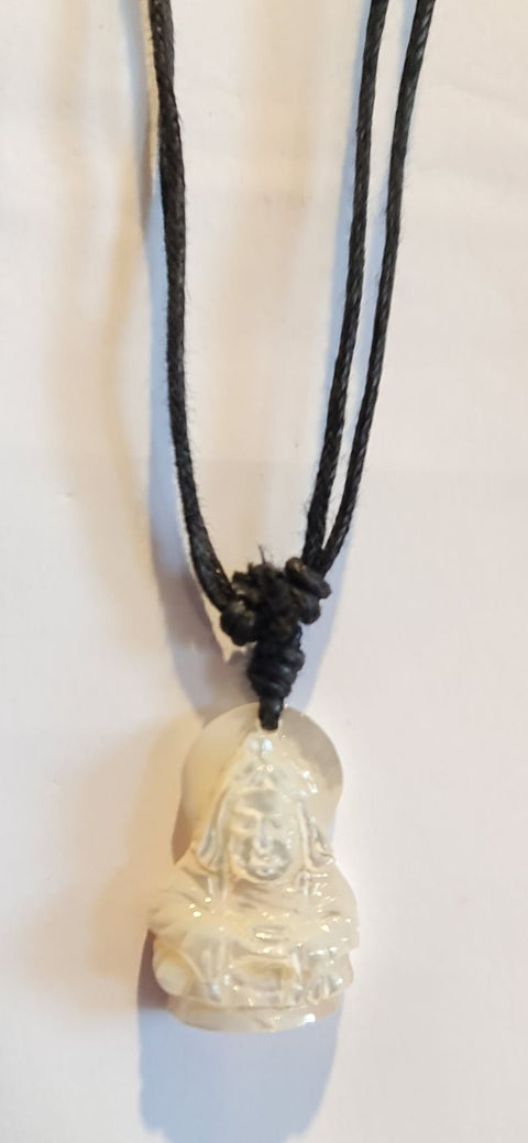 MOTHER OF PEARL BUDDHA PENDANT