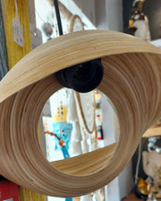 HANGING LAMPSHADE IN ELECTRIFIED BAMBOO